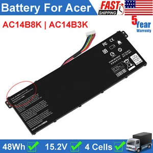 AC14B8K AC14B3K Battery For Acer Aspire V3-371 V3-111P V3-371 E5-771 E5-771G US - Picture 1 of 11