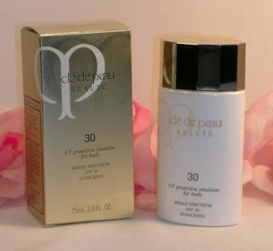 New Shiseido Cle De Peau 30 UV Protective Emulsion Broad Spectrum 2.5 floz 7ml - Picture 1 of 5