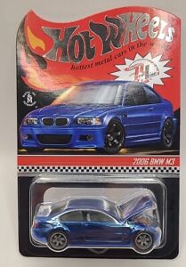Hot Wheels 2021 Redline Exclusive BMW M3 Blue....with Card Protector 14682/30000