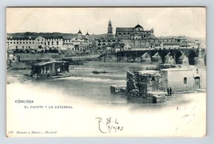 Spanien: Cordoba, El Puente Y La Catedral. Postkarte verschickt 1903. - Bild 1 von 2
