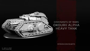 Covenants of Mars - Okourii Alpha/Tank/TTRPG/Wargaming/Grimdark/Solwyte - Bild 1 von 1