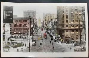 Hastings Street, Vancouver, BC y Cenotafio, Victory Square RP coloreado a mano PC - Imagen 1 de 2