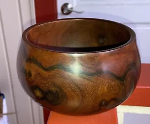 Calabash/ciotola Hawaiian Milo Wood ~ qualità da galleria e collezionista ~ regalo (#521-10) - Foto 1 di 10