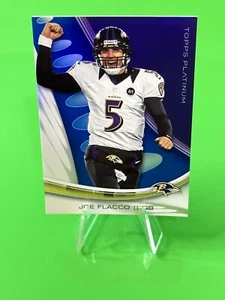 🏈🏈.2013 Topps Platinum Saphire #1 Joe Flacco, Baltimore Ravens!!🏈🏈 - Picture 1 of 3