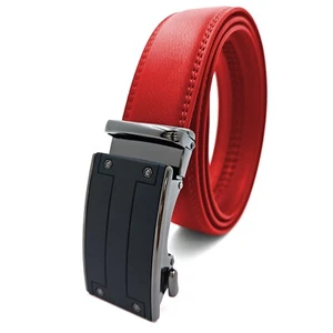 Men's Ratchet Belt Genuine Leather Mens Belt with Slide Ratchet Belts for men - Picture 1 of 50