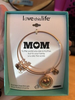 Pulsera Kohl's Love This Life Charm nueva en caja de regalo. ¡Mamá! Foto 1 de 3