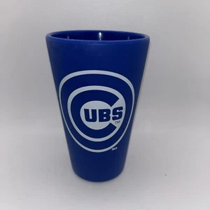 NEW MLB AUTHENTIC CHICAGO CUBS BLUE 16 OZ SILICONE PINT CUP SILI FANATICS - Picture 1 of 9