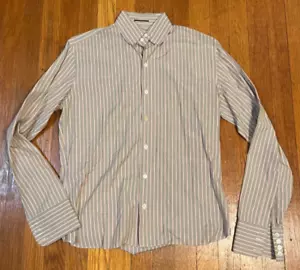 Camicia Abito PAUL SMITH Uomo SmallPink Grigio Righe Made in Italy dettagli - Foto 1 di 3