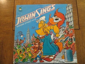 Irwin Sings Sesame Street Hits - 1980 - Peter Pan Records 156 Vinyl LP VG+/VG+ - Picture 1 of 5