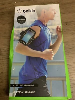 ☀️ OEM Belkin Universal Armband For Smartphones 5.5" iPhone 8 Plus/7Plus/6 Plus - Image 1 of 2