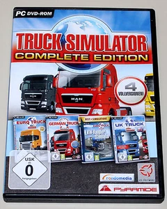 TRUCK SIMULATOR COMPLETE EDITION - INCL EURO UK GERMAN TRUCK SHUNTER - PC DVD - Picture 1 of 2