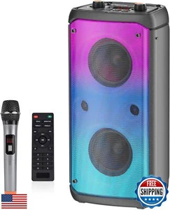 TAMPROAD Bluetooth Speaker, 80W Peak Wireless TWS Portable Outdoor Party Spea - Picture 1 of 5