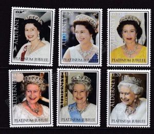 ALDERNEY MNH STAMP SET 2022 QUEEN ELIZABETH II PLATINUM JUBILEE SG ???? - Bild 1 von 1