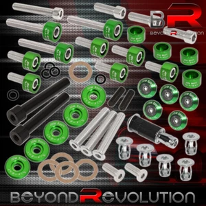 For Honda D-Series Manifold Header/Cam Cap/M6 Fender/Valve Washers Kit Green - Picture 1 of 5