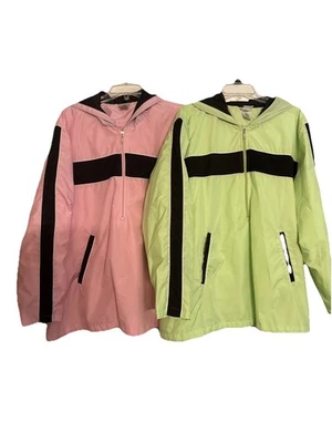 Paquete cortavientos Just My Size 22/24 2X rosa/negro y como nuevo/negro Foto 1 de 4