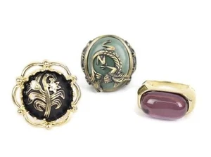 Jack Sparrow Pirata Disfraz FLOR DRAGÓN ROBADO Anillos - Imagen 1 de 5