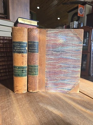2 SPECIFICATIONS AND DRAWINGS OF PATENTS Leather Books - Image 1 of 4