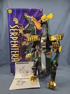 READ Mighty Morphin Power Rangers Lord Zedd's Power Zord Serpentera MMPR Bandai - Picture 1 of 22