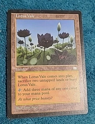 Lotus Vale LP, English MTG Weatherlight - Image 1 of 4