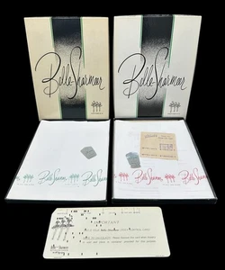 BOXES ONLY Vtg Belle-Shameer Stockings Hose W/Packaging Stock Punch Card Receipt - Picture 1 of 18