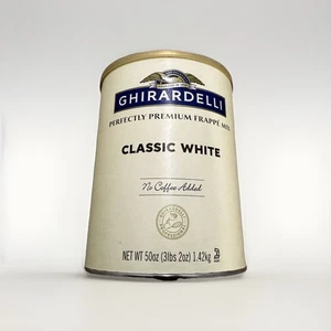 Ghirardelli 3.12 lb. Classic White Chocolate Frappe Mix - Picture 1 of 4
