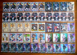 Riesige 2023-24 Topps Finest Heritage Bowman Chrome Julio Rodriguez Karte Lot 50 - Bild 1 von 5