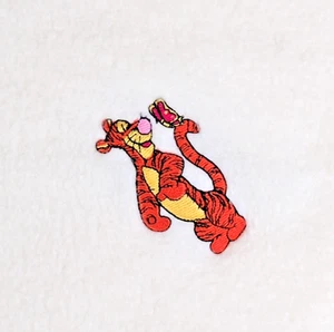 Vintage Disney Winnie Puuh TIGGER Babydecke Fleece rot Kaliope UNEVEN - Bild 1 von 7
