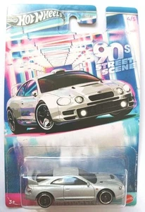 Hot Wheels 1:64 ©2024 #4 Toyota Celica GT-Four '95 argento "90s Street" JDY83 IMBALLO ORIGINALE - Foto 1 di 7