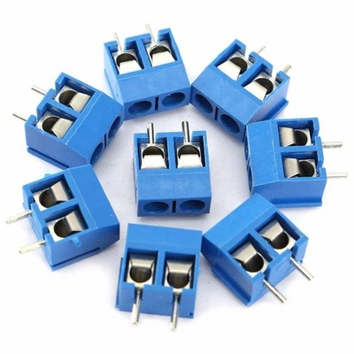 Terminal Block Connector PCB Mount M2.5 Steel Zinc Plated Reliable High Quality - Image 1 of 4