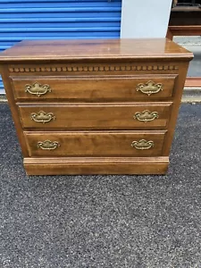 Ethan Allen Classic Manor Three Drawer Chest - Picture 1 of 13