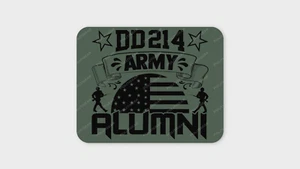 Mouse Pad DD214 Army Alumni 9.5"" X 7.75"" .3cm - Imagen 1 de 1