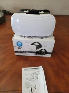 Onn Virtual Reality Smartphone Headset for iPhone Samsung up to 6" screens NIoB - Picture 1 of 6