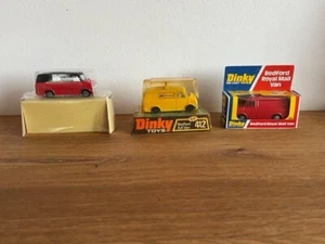 Dinky Toys Bedford Van 410 / 412 lot - All 3 cars are mint and in boxes - Picture 1 of 15