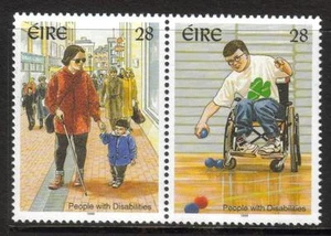 IRLANDA MNH 1996 SG1016-1017 JUEGO DE 2 PERSONAS CON DISCAPACIDAD - Imagen 1 de 1