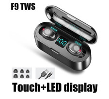Mini Cuffie F9-TWS Stereo Mano Senza Bluetooth 5.0 Controllo Tattile
