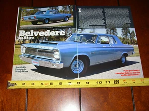 1965 PLYMOUTH BELVEDERE A990 ORIGINAL 2018 ARTICLE - Picture 1 of 2