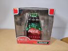 Coca-Cola Blown Glass Ornament Cokes in Red Ice Chest W/Green Bow