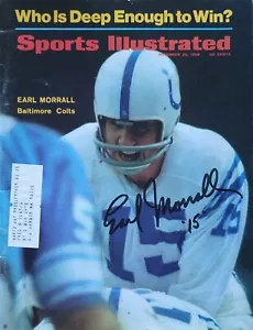 Earl Morrall, Autographed Sports Illustrated Magazine, November 25, 1968 - Picture 1 of 4