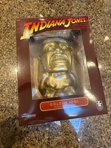NEW Indiana Jones Golden Idol Vinyl Coin Bank Raiders Of The Lost Ark SEALED - Picture 1 of 3