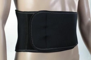 Calentador de cintura soporte trasero de neopreno negro motocicleta invierno - ajuste universal - Imagen 1 de 3