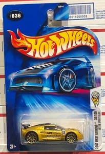 2004 HOT WHEELS LOTUS SPROT ELISE, GOLD #036/100 2004 FIRST EDITIONS, GOLD RIMS - Picture 1 of 6