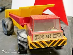 VINTAGE TOY DUMP TRUCK ANKER PIKO DDR GDR GERMANY LARGE PLASTIC ITEM SOVIET ERA - Picture 1 of 12