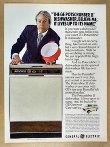 1977 GE General Electric Potscrubber II Dishwasher vintage print Ad - Picture 1 of 1