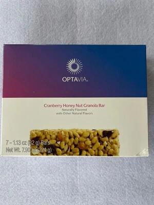 Optavia Cranberry Honey Nut Granola Bar - 7 Bars - New - Exp 12/10/25 - Image 1 of 4