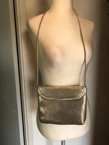 GOLDCREST Vintage Silver Mesh Evening Bag - Picture 1 of 6