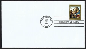 USA, SCOTT # 4359, BLANK FDC COVER - CHRISTMAS, MADONNA AND CHILD, YEAR 2008 - Picture 1 of 1