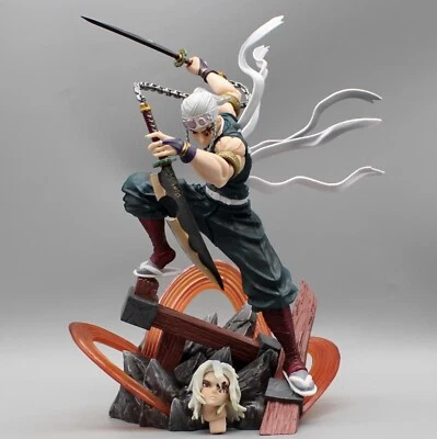 Action Figure Tengen Uzui Manga Demon Slayer 27cm new Statua Da Collezione Anime - Immagine 1 di 4