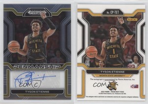 2022-23 Panini Prizm Draft Picks College Penmanship Tyson Etienne #CP-TET Auto