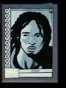 2024 NBA HOOPS Stephon Castle PRESENTATIONS RC #14 - Picture 1 of 2