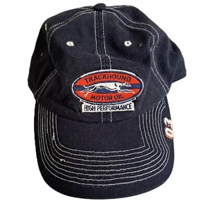 Trackhound Motor Sports 03 Auto Racing Cap Hat Embroidered NWT Black Orange - Picture 1 of 5